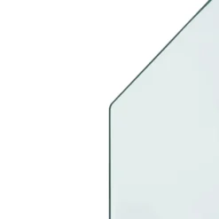 Online glasplade til pejs 80x60 cm sekskantet - Glas Tilbehør Til Brændeovne & Pejse