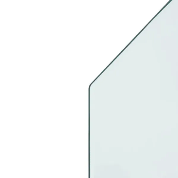 Online glasplade til pejs 80x60 cm sekskantet - Glas Tilbehør Til Brændeovne & Pejse