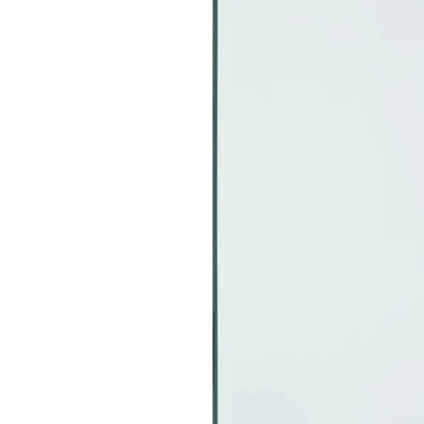 vidaXL Tilbehør Til Brændeovne & Pejse^glasplade til pejs 120x50 cm rektangulær - Glas