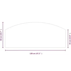 vidaXL Tilbehør Til Brændeovne & Pejse^glasplade til pejs 120x50 cm - Glas