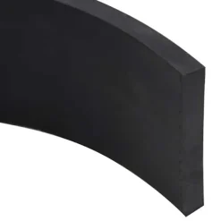Sale gummikant til sneplov 200x10x1 cm sort Havemaskiner