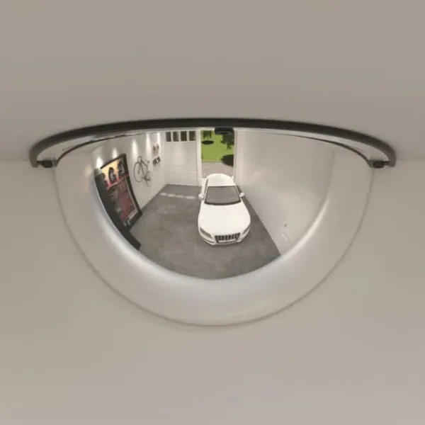 vidaXL Sikkerhedsspejle^halve kuppelspejle 2 stk. Ø30 cm akryl - Vej- og trafikskilte