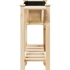Sale Have Blomsterkrukke Beige 111 x 37 x 76.5 cm Massivt fyrretræ Plantningsbænke