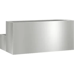 vidaXL Krukker & Plantebeholdere^Have Blomsterkrukke Sølv 100 x 60 x 45 cm Galvaniseret stål