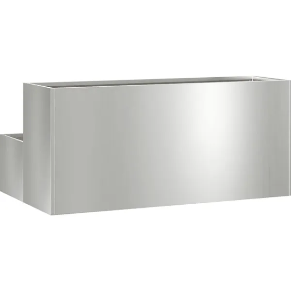 vidaXL Krukker & Plantebeholdere^Have Blomsterkrukke Sølv 100 x 60 x 45 cm Galvaniseret stål