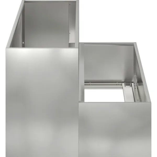 vidaXL Krukker & Plantebeholdere^Have Blomsterkrukke Sølv 100 x 60 x 45 cm Galvaniseret stål