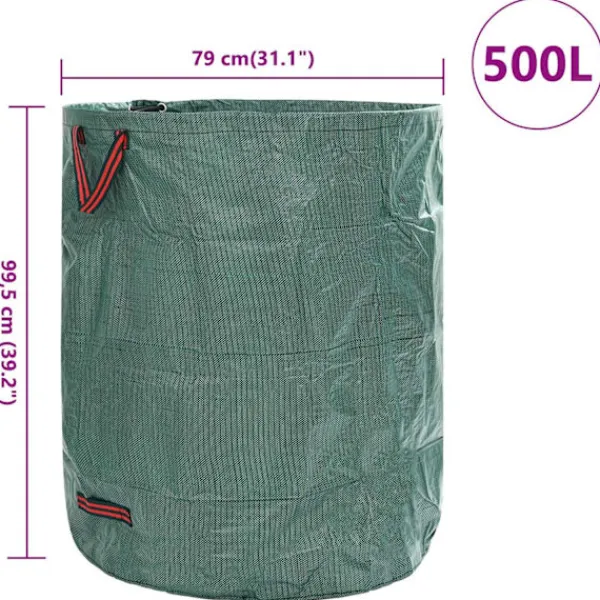 Discount Havematerialeposer 4 pcs Grøn 79 x 79 x 99.5 cm Polypropylen Havekurve