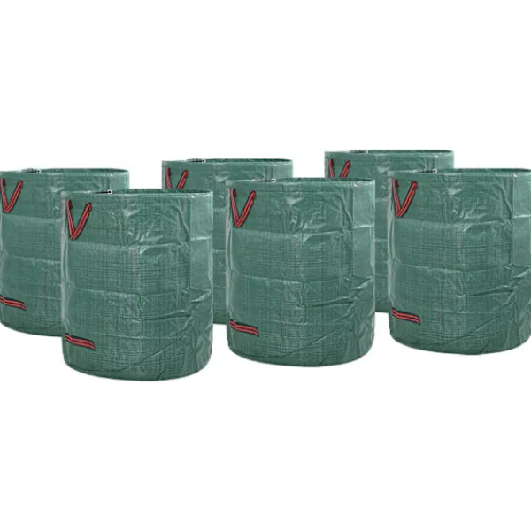 vidaXL Havekurve^Havematerialeposer 12 pcs Grøn 67 x 67 x 75.5 cm Polypropylen