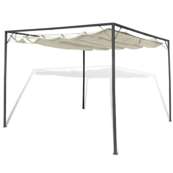 vidaXL Telte & Lysthuse^havepavillon med tilbagetrækkeligt tag - Festtelte & havepavilloner
