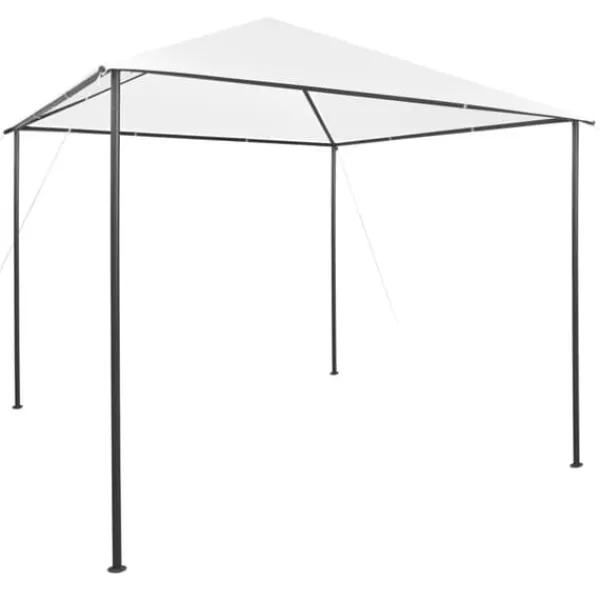 havepavillon 3x3x2,9 m 180 g/m² hvid - Festtelte & havepavilloner Telte & Lysthuse