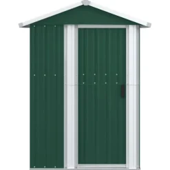 Best haveskur 126x97,5x177 cm galvaniseret stål grøn Skure, Garager & Carports