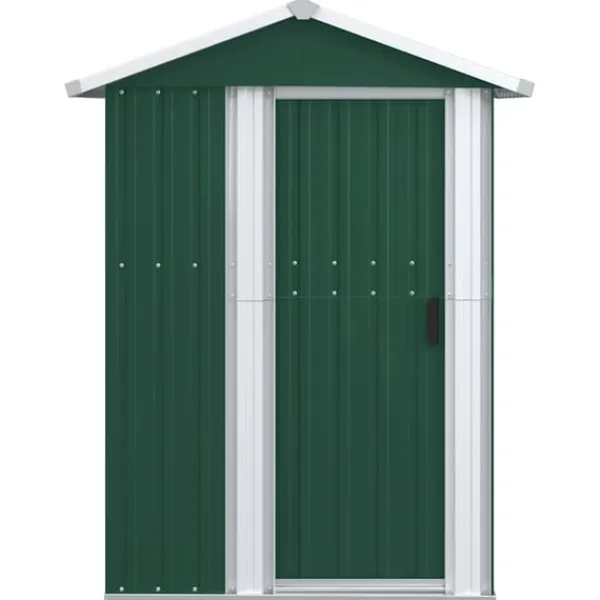Best haveskur 126x97,5x177 cm galvaniseret stål grøn Skure, Garager & Carports