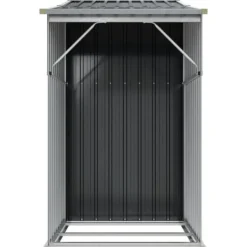 Hot haveskur 277x93x179 cm galvaniseret stål antracitgrå - Skure & Redskabsskure Skure, Garager & Carports