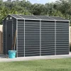 Sale haveskur 191x300x198 cm galvaniseret stål antracitgrå - Skure & Redskabsskure Skure, Garager & Carports