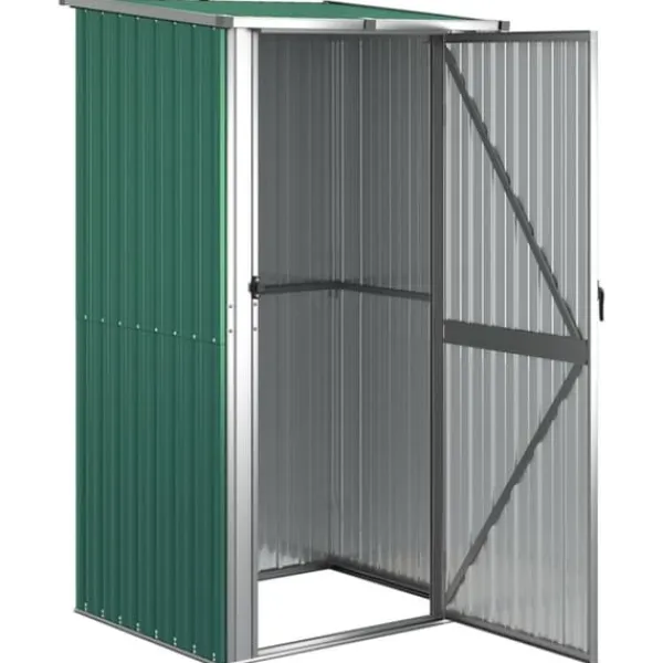 Best haveskur 118,5x97x209,5 galvaniseret stål grøn - Skure & Redskabsskure Skure, Garager & Carports