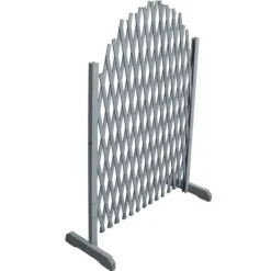 Best hegnsespalier 1,8x1 m massivt fyrretræ grå - Havehegn Buer, Spalier, Lysthuse Uden Tag