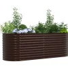 Sale Højbed Brun 240 x 80 x 81 cm Stål Plantningsbænke