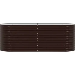 Sale Højbed Brun 240 x 80 x 81 cm Stål Plantningsbænke