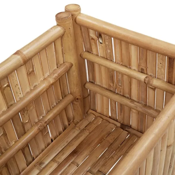 Outlet Højbed Brun 90 x 35 x 70 cm Bambus Plantningsbænke
