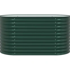 Discount Højbed Grøn 160 x 80 x 81 cm Stål Plantningsbænke