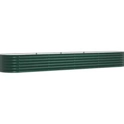 Discount Højbed Grøn 400 x 80 x 44 cm Stål Plantningsbænke