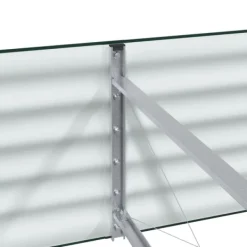 vidaXL Plantningsbænke^Højbed Grøn 320 x 80 x 44 cm Stål