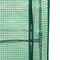 vidaXL Drivhus^højbed med drivhusovertræk 80x40x138 cm rattan-look