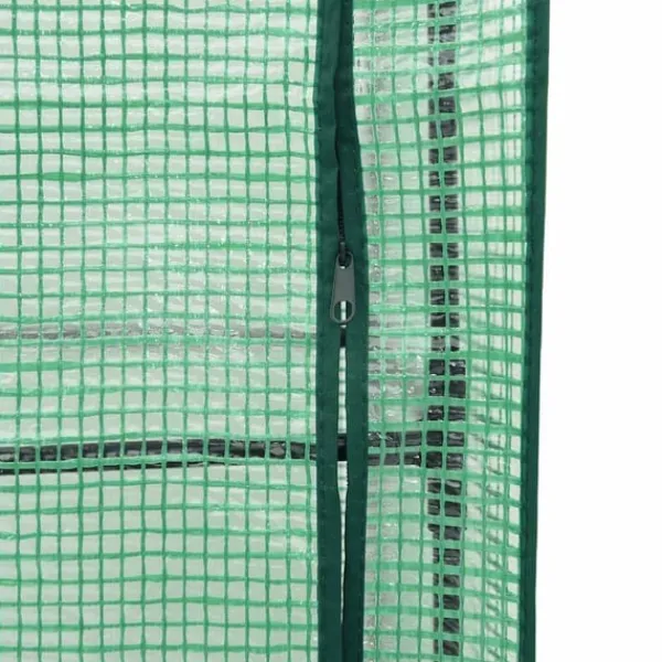 Online højbed med drivhusovertræk 160x40x138 cm rattan-look Drivhus