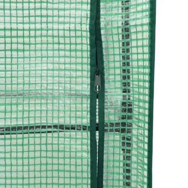 Discount højbed med drivhusovertræk 120x40x140 cm rattan-look Drivhus