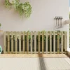 Online højbed med stakitdesign 200x50x70 cm imprægneret fyrretræ - Plantekrukker Krukker & Plantebeholdere