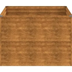 New højbed 100x100x69 cm cortenstål - Plantekrukker Krukker & Plantebeholdere
