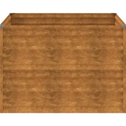 New højbed 100x100x69 cm cortenstål - Plantekrukker Krukker & Plantebeholdere