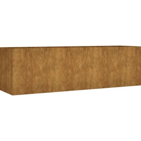 vidaXL Krukker & Plantebeholdere^højbed 280x80x80 cm cortenstål - Plantekrukker