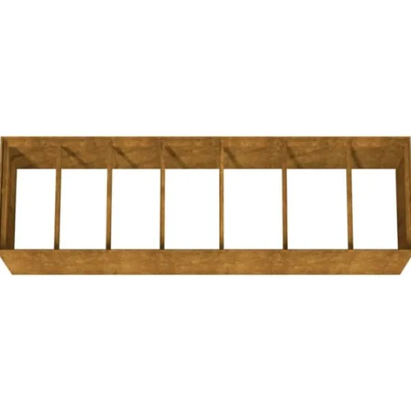 vidaXL Krukker & Plantebeholdere^højbed 280x80x80 cm cortenstål - Plantekrukker