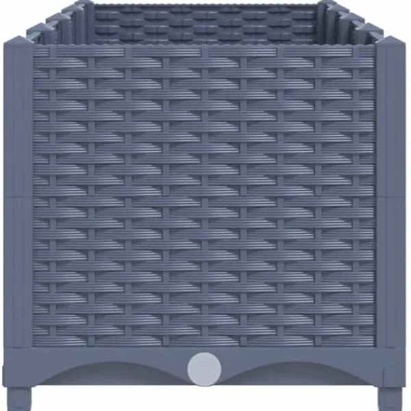 Hot højbed 160x40x38 cm polypropylen - Plantekrukker Krukker & Plantebeholdere