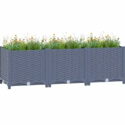 Outlet højbed 120x40x38 cm polypropylen - Plantekrukker Krukker & Plantebeholdere