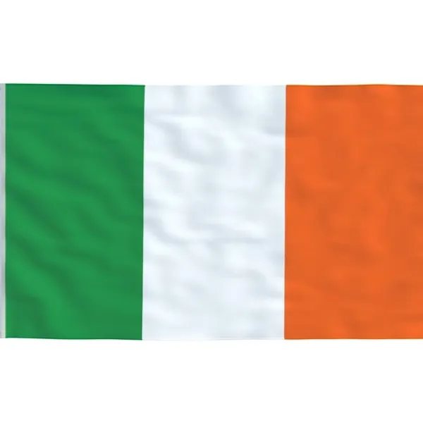 Clearance Irland flag og flagstang 5,55 m aluminium Flag & Vindposer