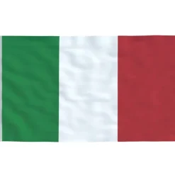 vidaXL Flag & Vindposer^Italien flag og flagstang 6,23 m aluminium