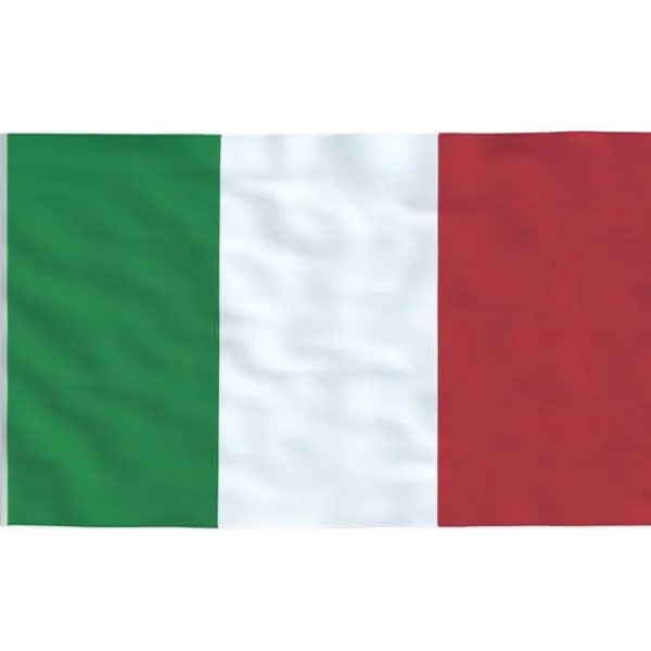vidaXL Flag & Vindposer^Italien flag og flagstang 6,23 m aluminium - Flag & vimpler