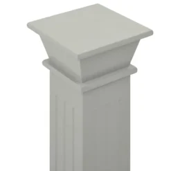 vidaXL Plantestativer^klassisk plantestativ 17x17x66 cm MDF firkantet grå - Planteborde