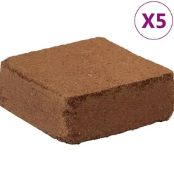 vidaXL Kompostering^kokosblokke 5 stk. 5 kg pr. stk. 25 kg i alt
