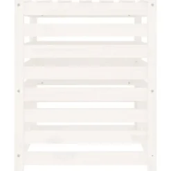 Sale kompostbeholder 63,5x63,5x77,5 cm massivt fyrretræ Hvid - Kompostbeholdere Kompostering