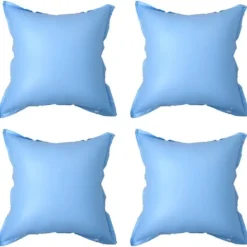 New oppustelige vinterpuder til fritstående poolovertræk 4 stk. PVC - Tilbehør til poolcovere Pool- & Spatilbehør