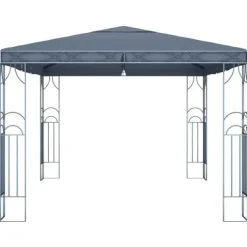 Hot pavillon 400 x 300 cm antracitgrå - Festtelte & havepavilloner Telte & Lysthuse