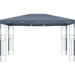 Hot pavillon 400 x 300 cm antracitgrå - Festtelte & havepavilloner Telte & Lysthuse