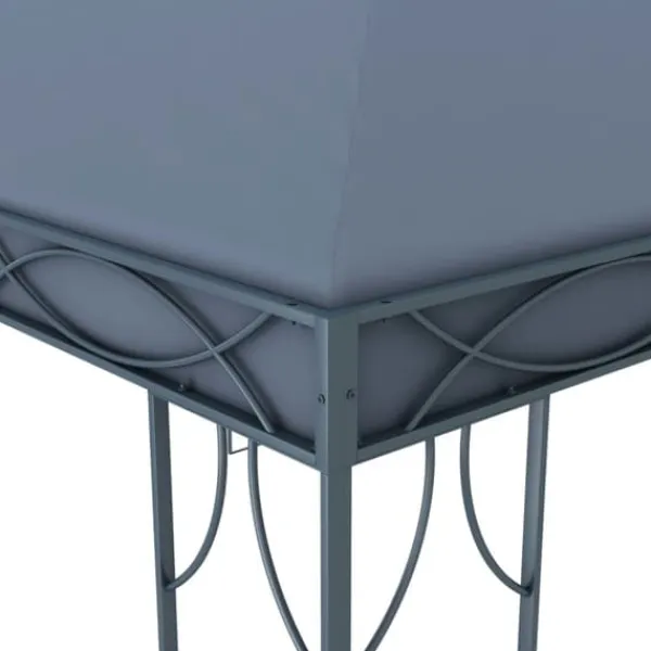 Hot pavillon 400 x 300 cm antracitgrå - Festtelte & havepavilloner Telte & Lysthuse