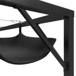 vidaXL Telte & Lysthuse^pavillon med sammenrulleligt tag 3x3 m antracitgrå - Festtelte & havepavilloner