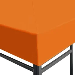 Clearance pavillontopdække 310 g/m² 4 x 3 m orange - Festtelte & havepavilloner – tage Telte & Lysthuse