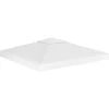 vidaXL Telte & Lysthuse^pavillontopdække i 2 lag 3x3 m 310 g/m² hvid - Festtelte & havepavilloner – tage