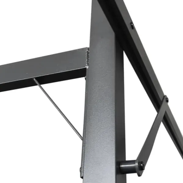 vidaXL Buer, Spalier, Lysthuse Uden Tag^pergola med sammenrulleligt tag 395x292x230 cm cremefarvet - Festtelte & havepavilloner